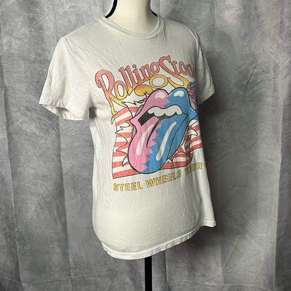 The Rolling Stones Steel Wheels Tour 89 Vintage Inspired Concert Tee - XS - Picture 8 of 8